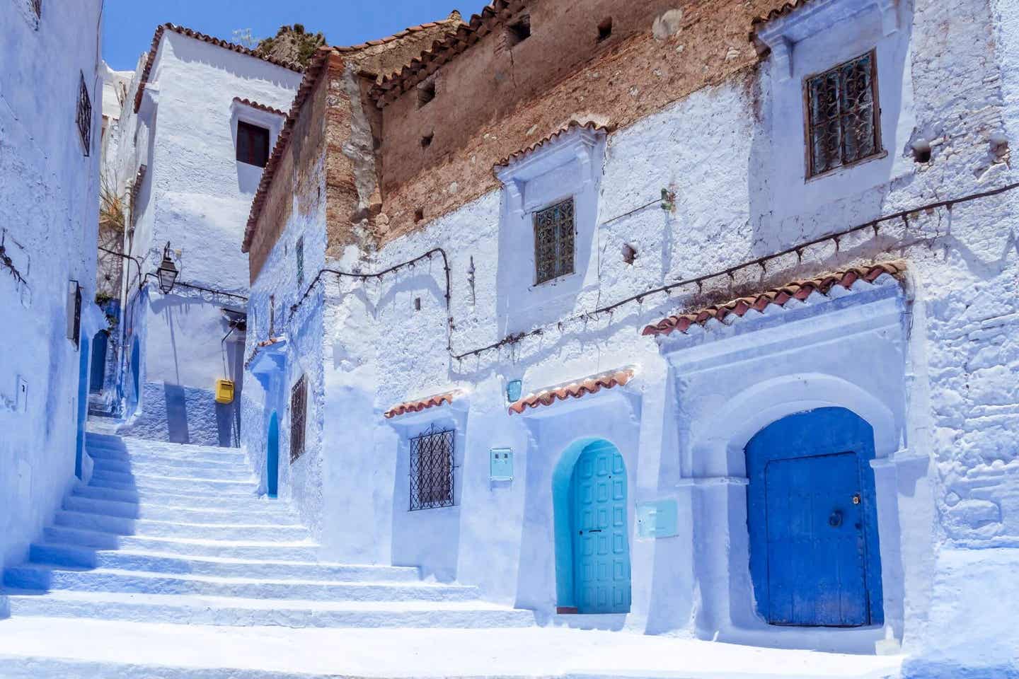 Marokkos Sehenswürdigkeiten: Blaue Medina in Tanger