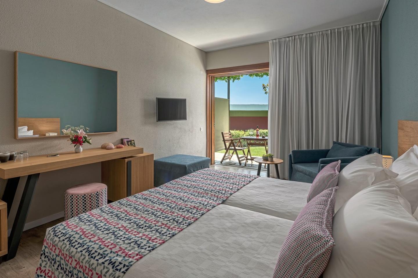 Wohnbeispiel Doppelzimmer Gartenblick