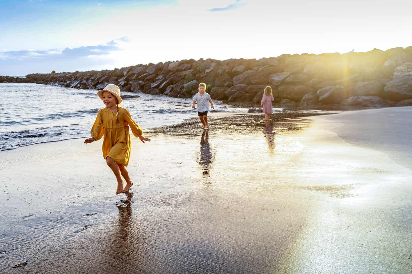 Familienauszeit heißt Zeit für den Strand