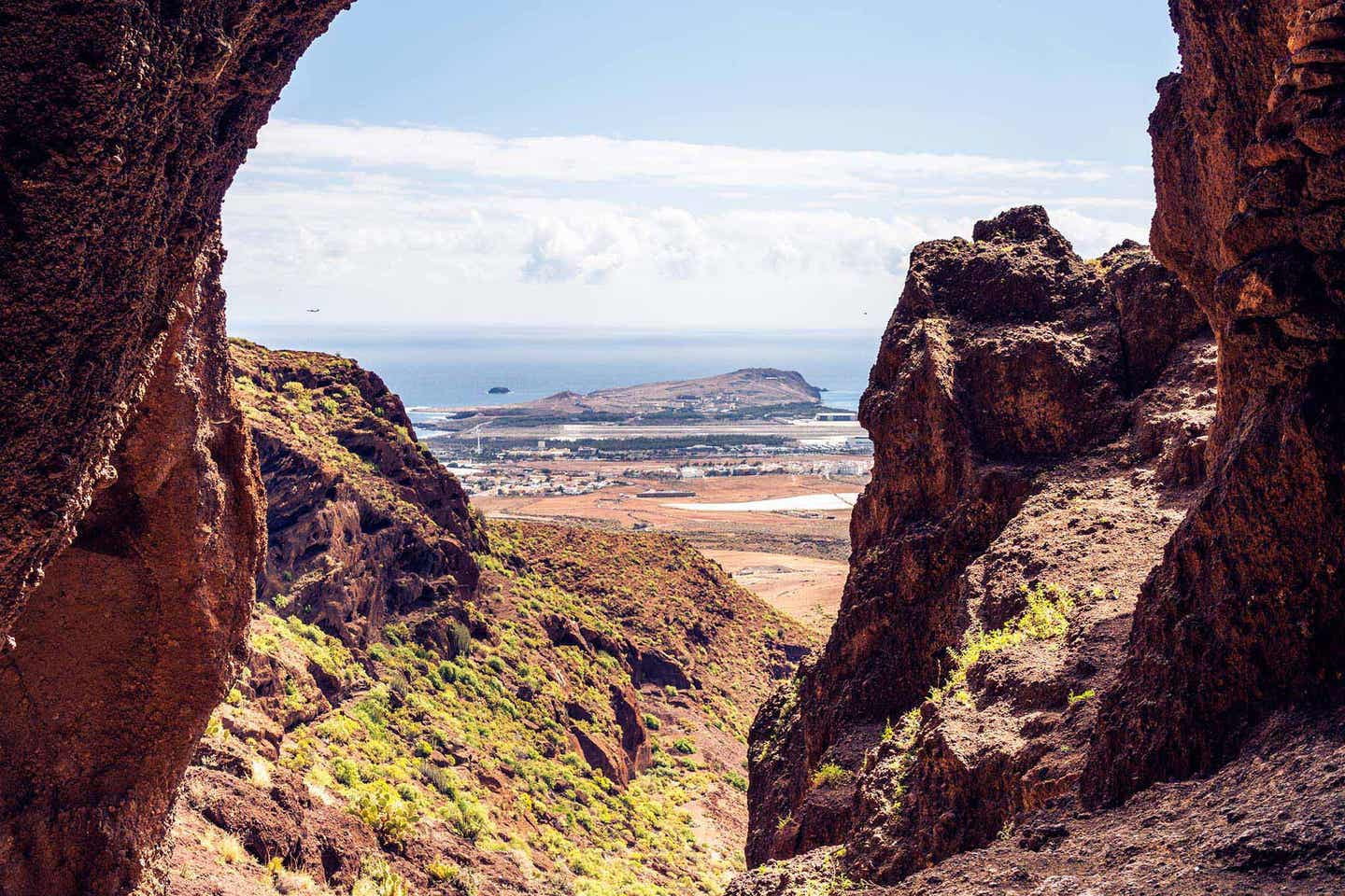 Gran Canaria cuatro puerta cueva de los papeles Tueren der Hoehle