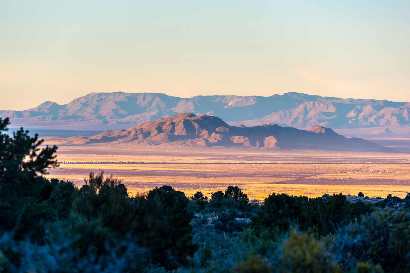 Das Desert Valley ist nur ein Beispiel der beeindruckenden Natur an der Route 66