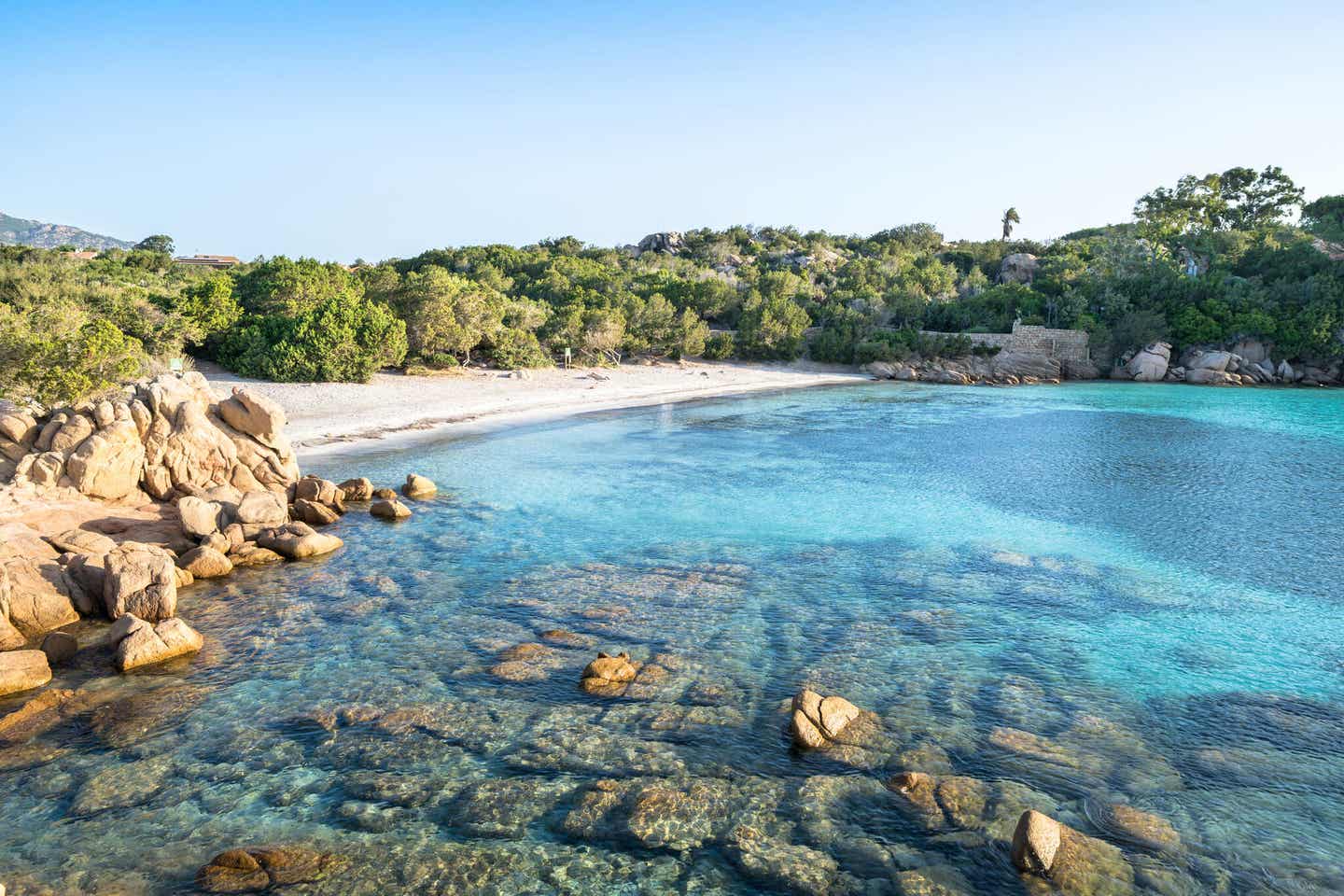 Schönste Strände Italien Spiaggia Capriccioli auf Sardinien