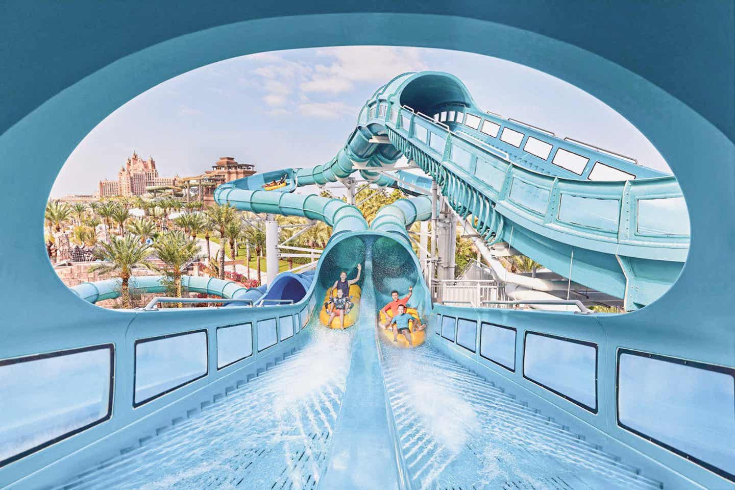 Wasserrutschen im Dubai Atlantis the Palm