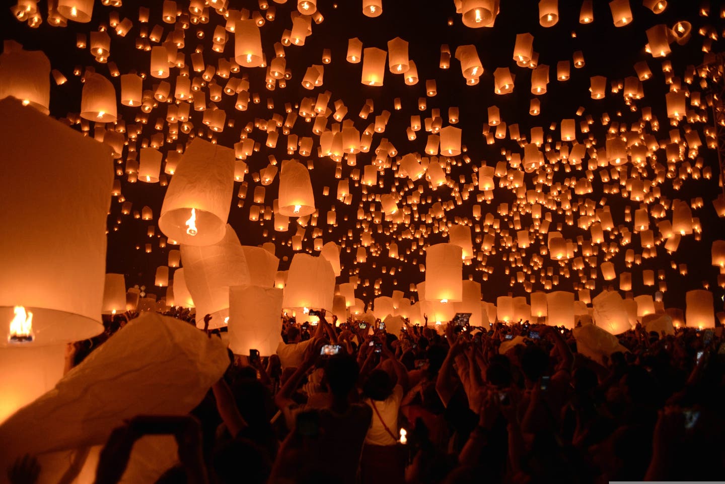 Lichterfest in Thailand