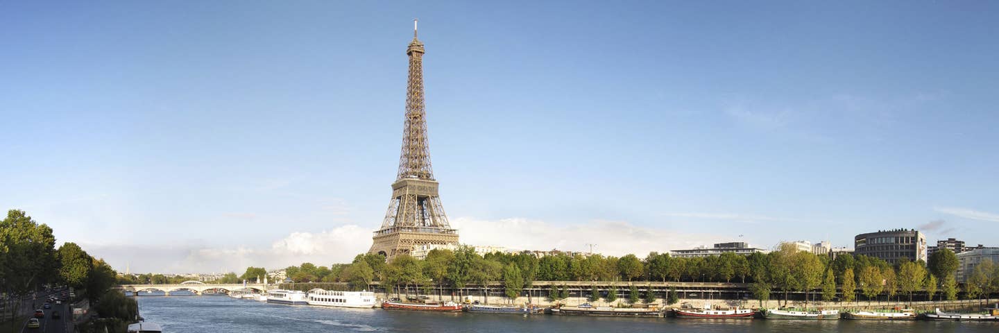 Blick auf den Eiffelturm in Paris