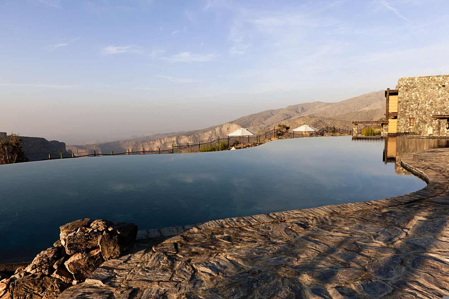 Infinity-Pools: Jabal Akhdar im Oman