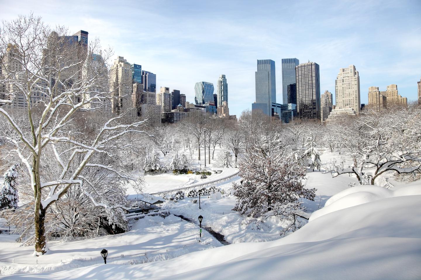 Städtetrip Dezember. New York - Winterwunderland im Central-Park