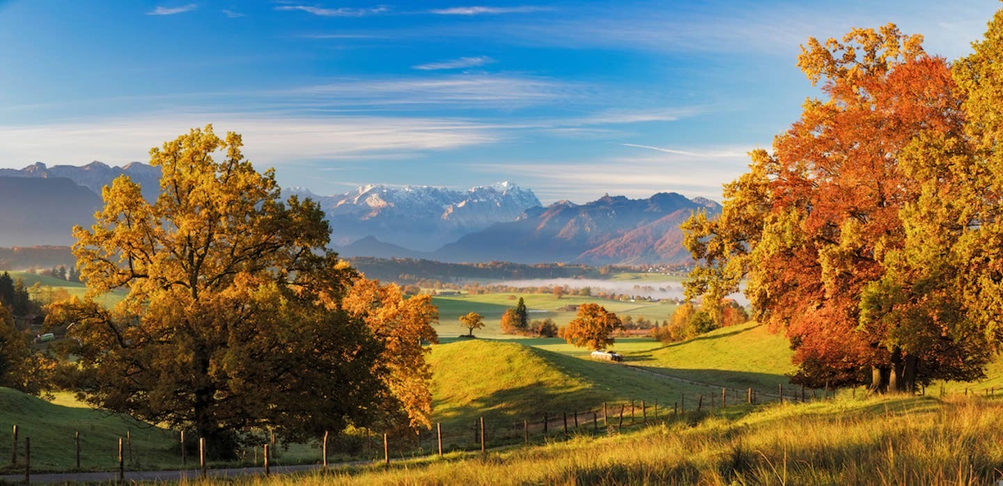 Wanderurlaub in Bayern - Blick auf die Zugspitze