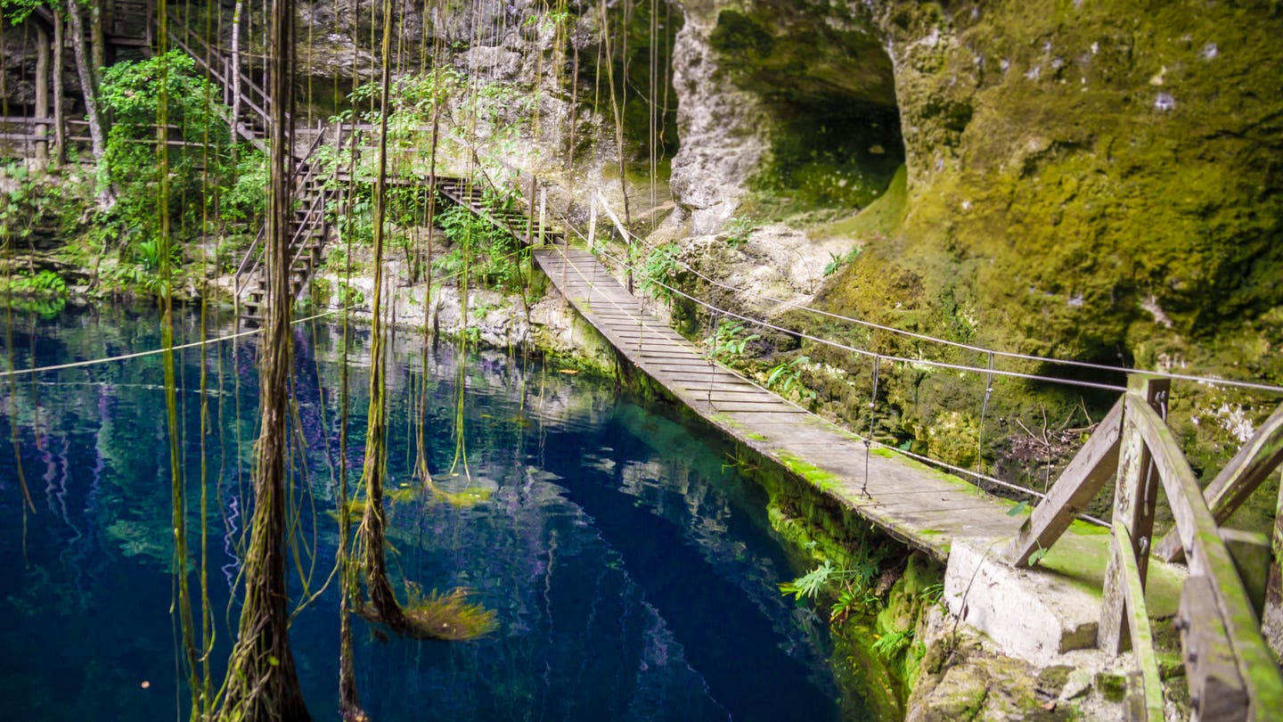 Cenote in Ek Balam