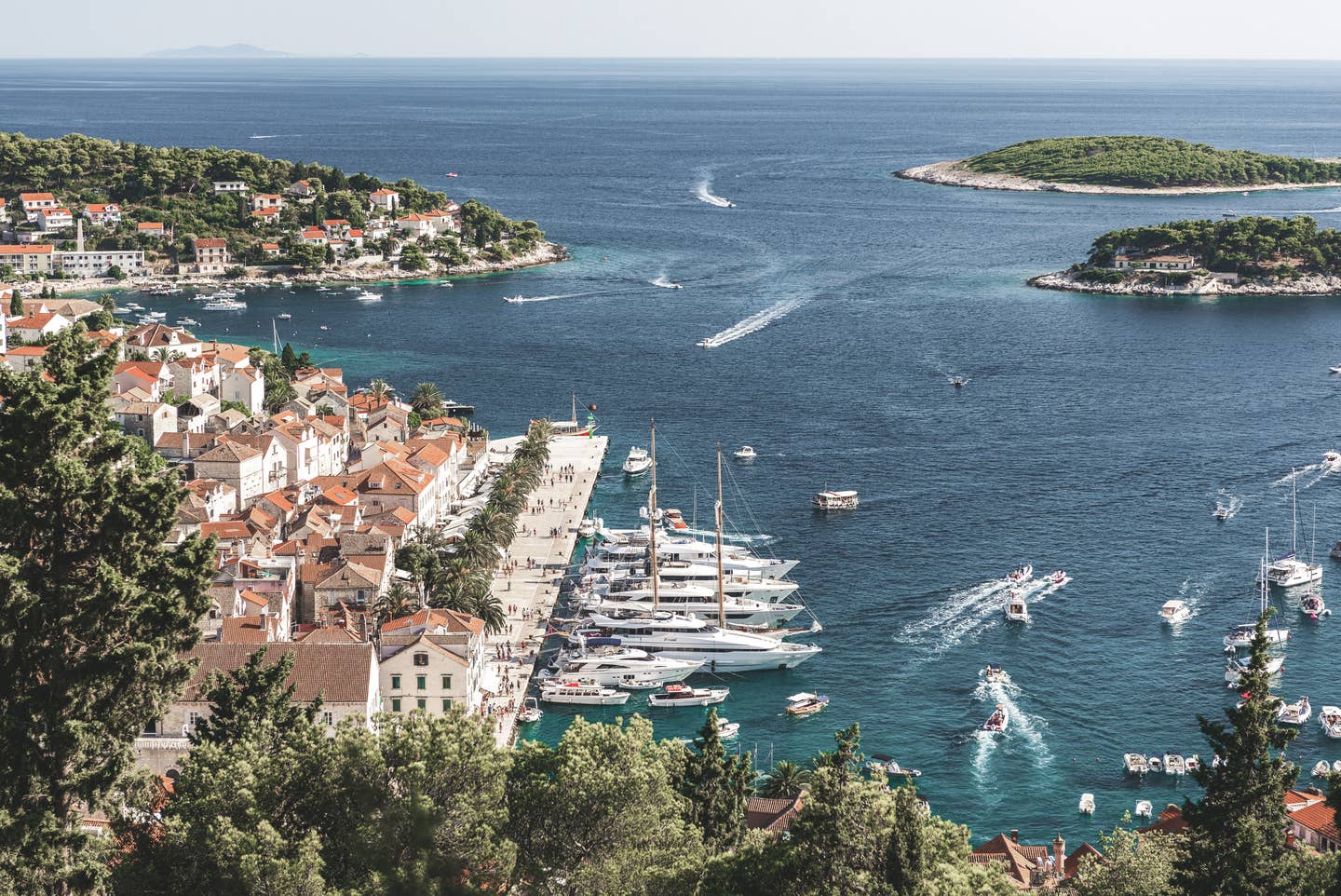 Am Hafen von Hvar