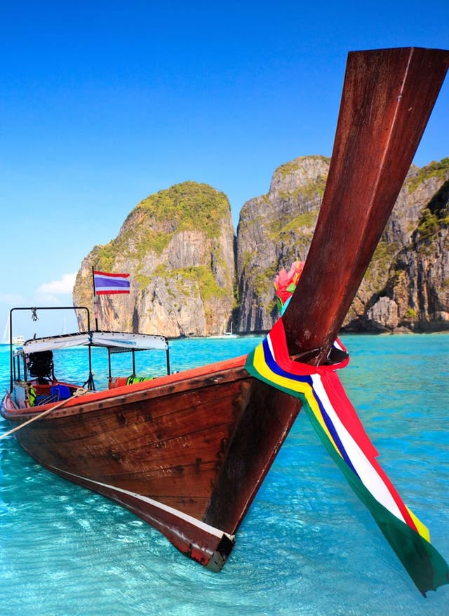 Hotel in Thailand buchen Langboot Maya Bay, Thailand