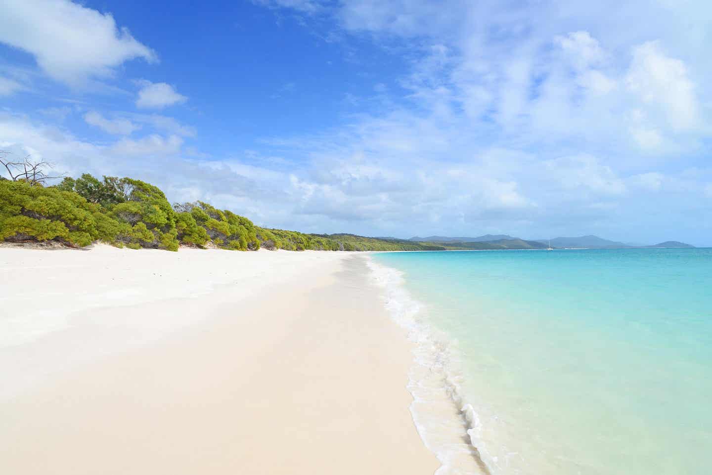 Strand auf den Whitsunday Islands in Australien