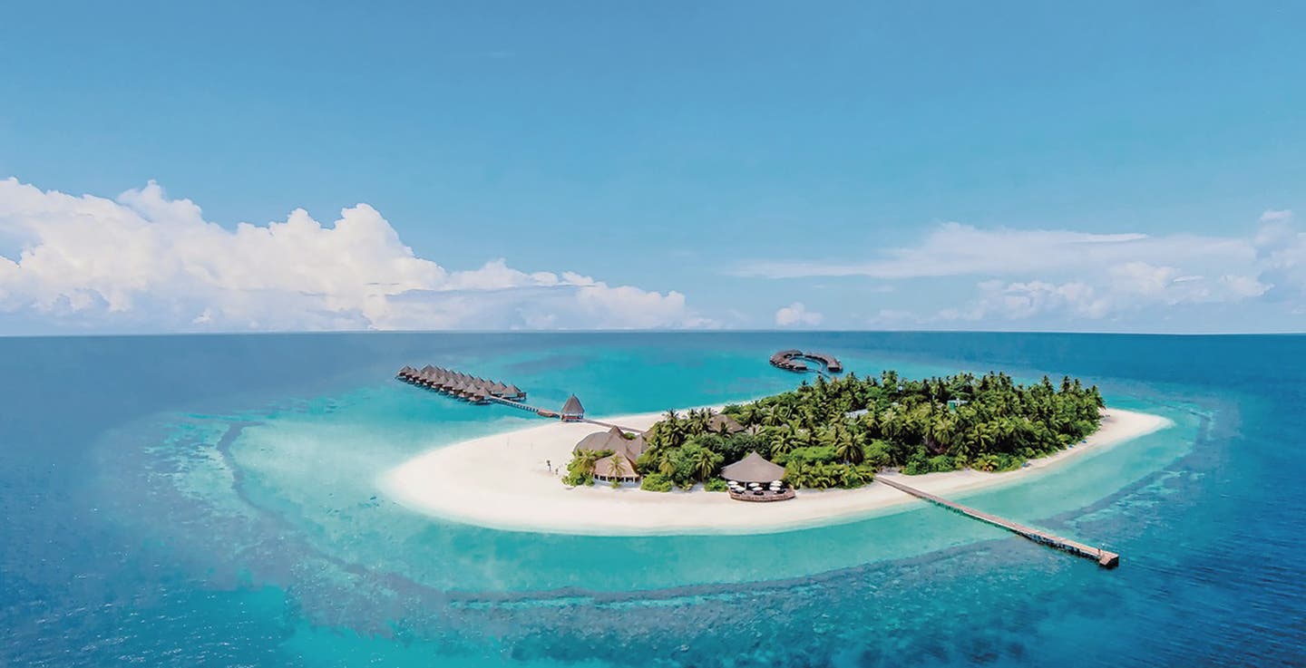 Eine Insel des Raa-Atolls