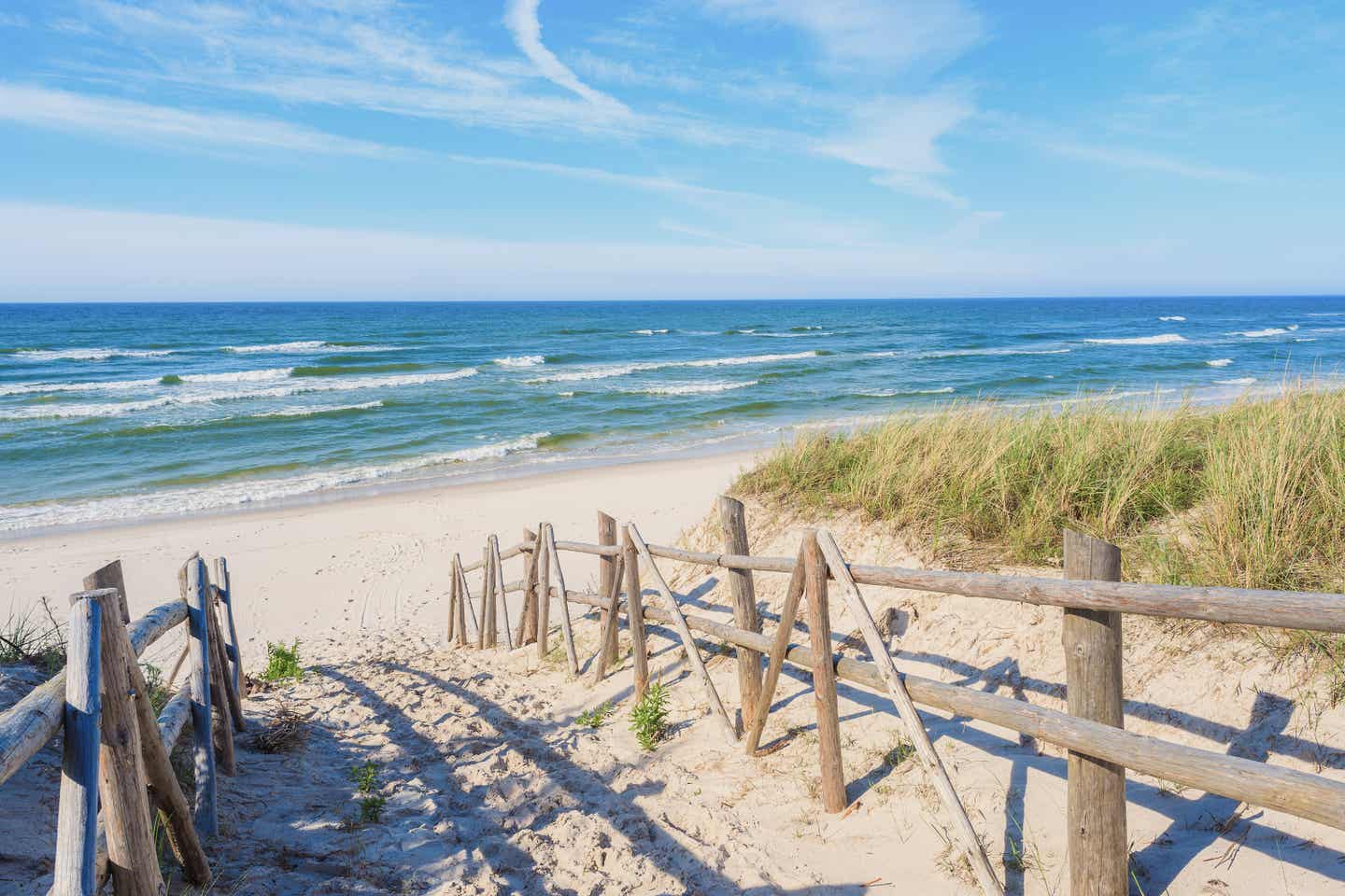 Strand in der Nähe von Danzig