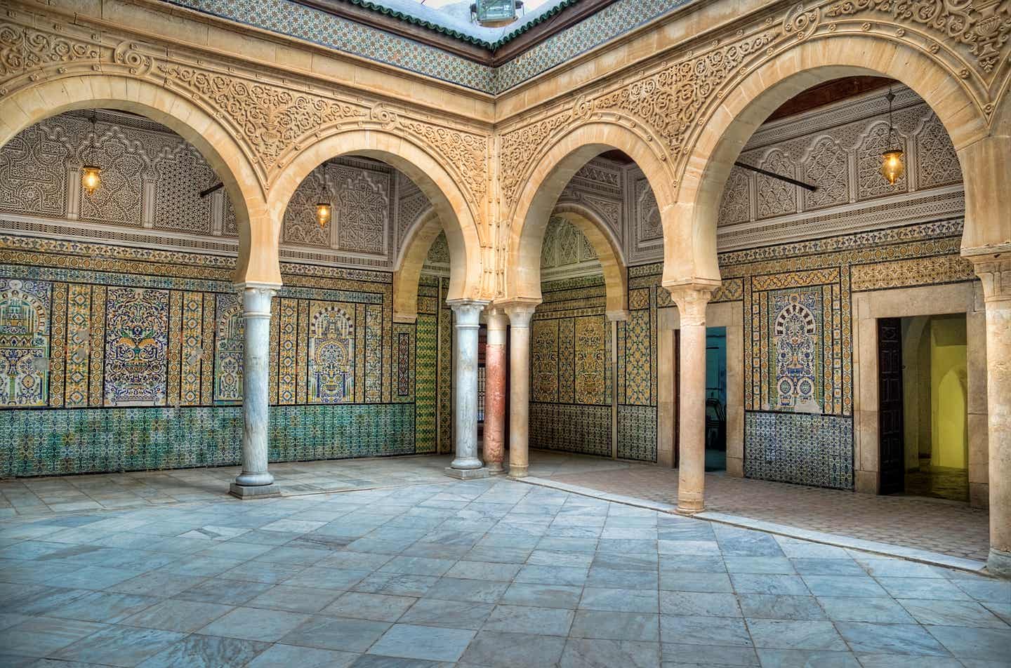 Barber-Moschee, Zaouia Sidi Sahab in Kairouan, Tunesien