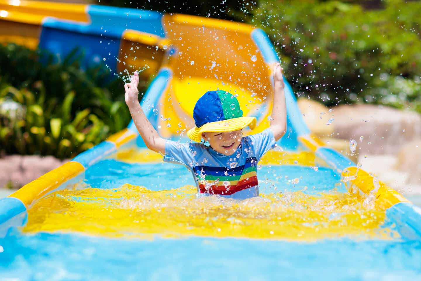 Rutschen und Wellenbecken für Kinder in Porec