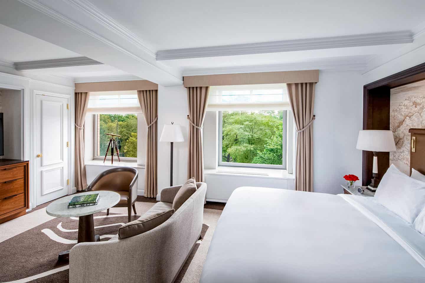 Beste Hotels New York: Aussicht aus einem Schlafzimmer des Ritz-Carlton Central Park