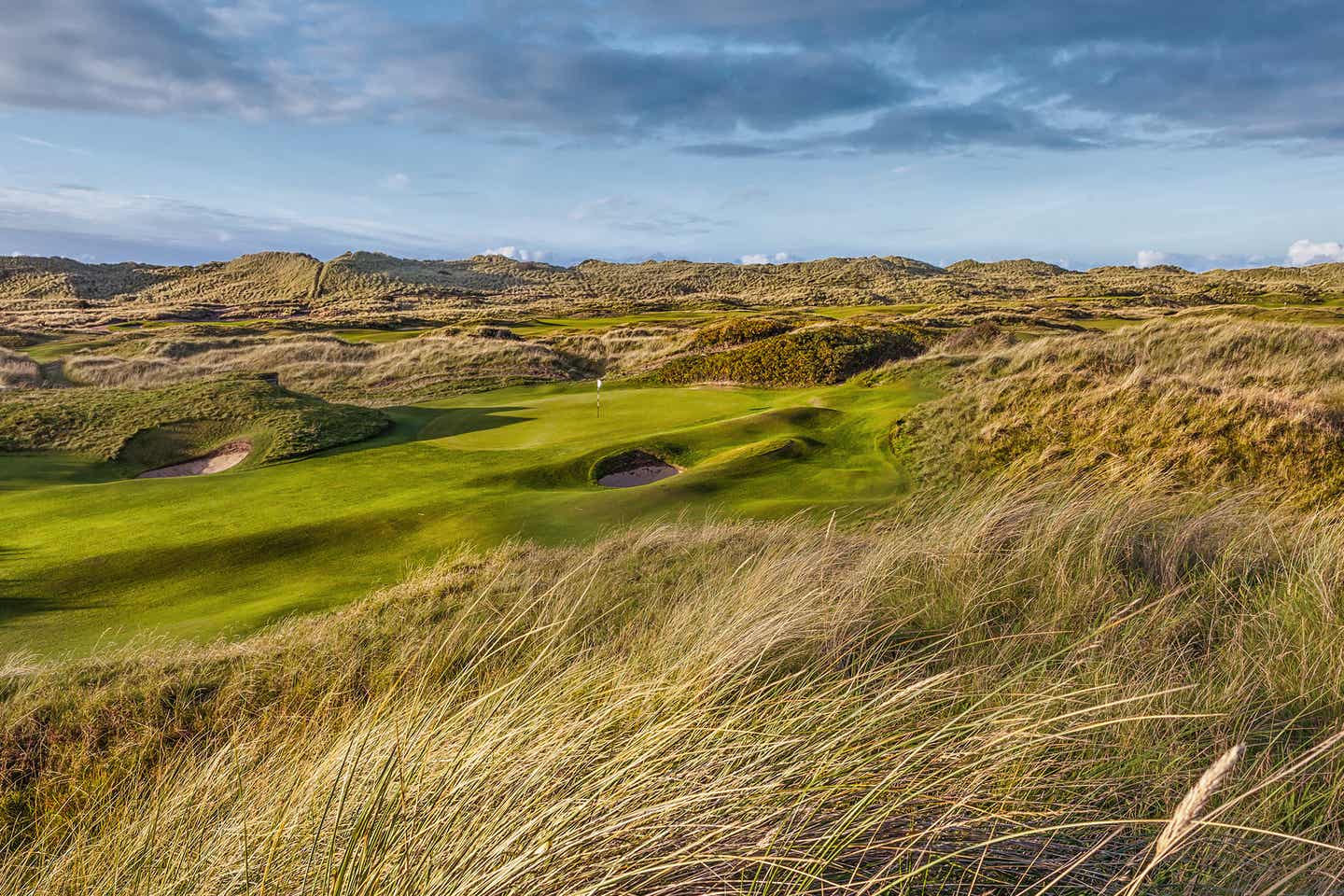  in den Dünen des Donegal County Golfplatzes in Irland