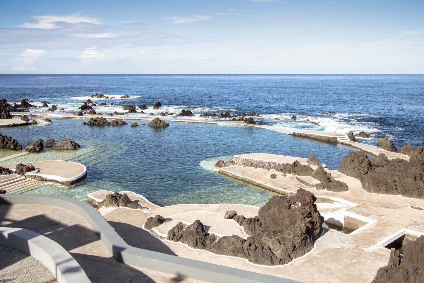 Natürlicher Felsenpool in Porto Moniz