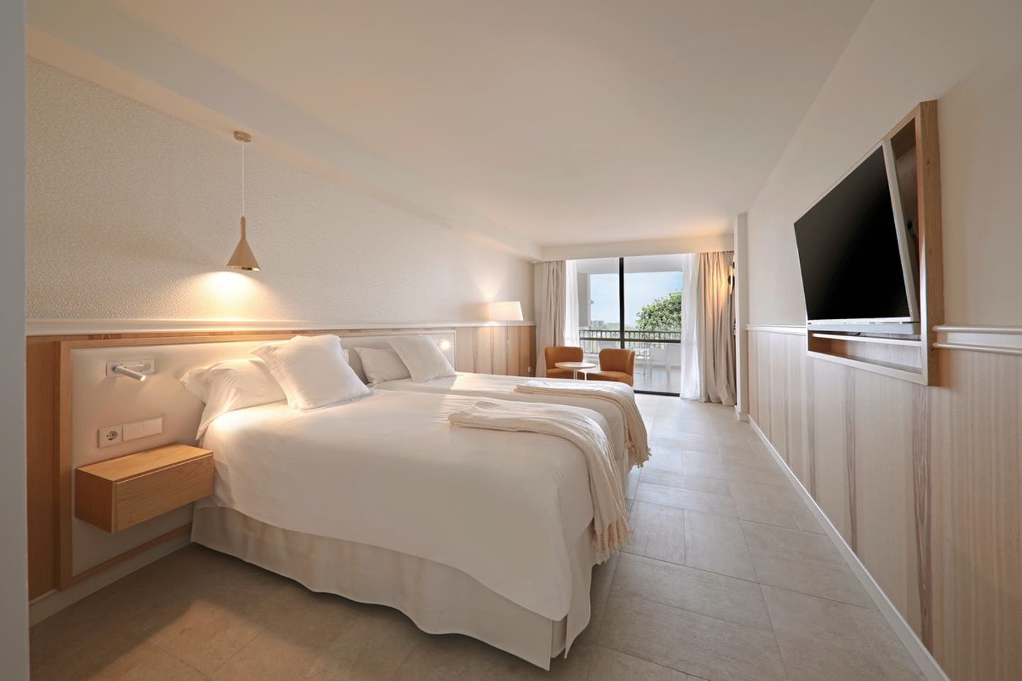 Wohnbeispiel Doppelzimmer seitl. Meerblick