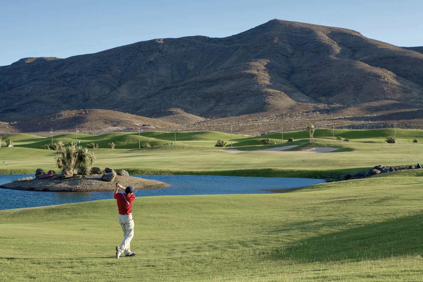 Golfplatz am Hotel playitas resort, Fuerteventura