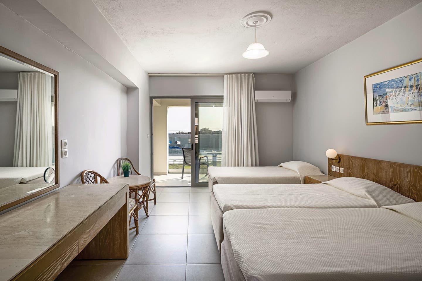 Wohnbeispiel Doppelzimmer Gartenblick