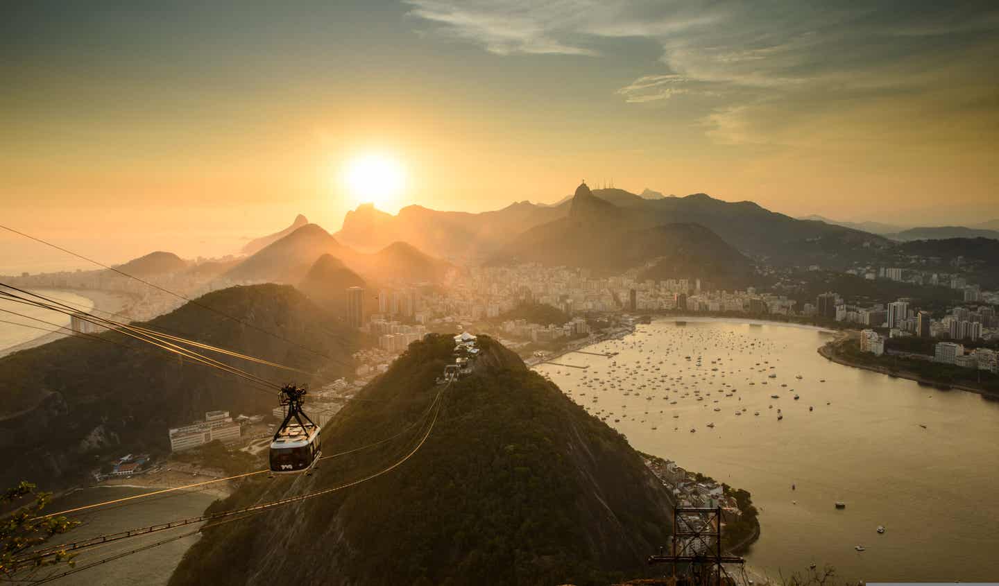 Urlaub in Rio de Janeiro – Seilbahn über der Stadt