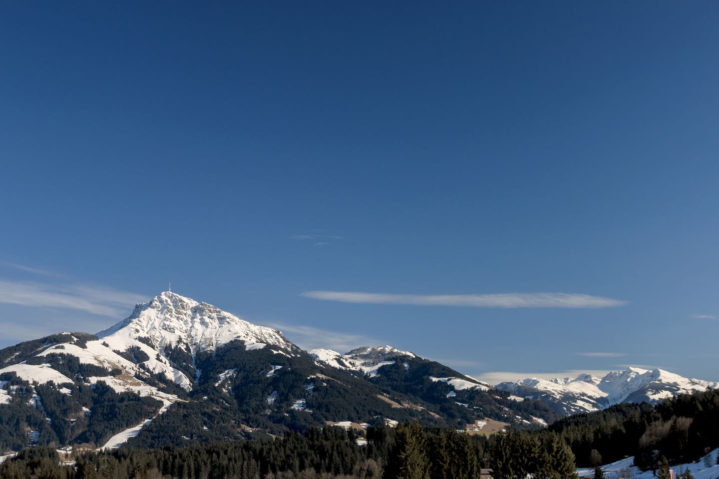 Panoramablick auf das Kitzbühler Horn