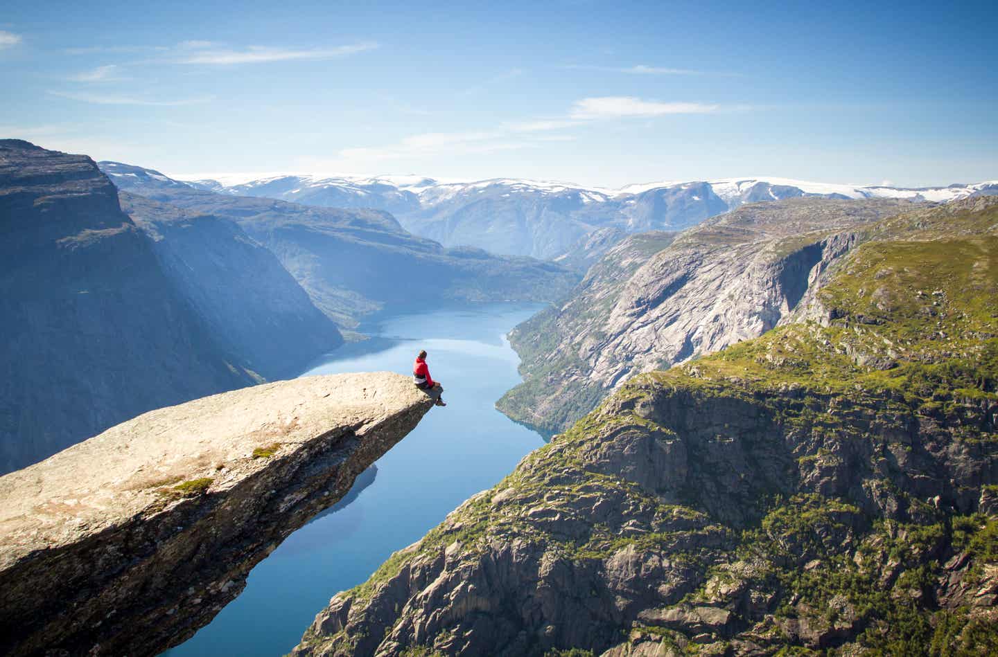 Urlaub in Skandinavien: Norwegens Fjorde von oben