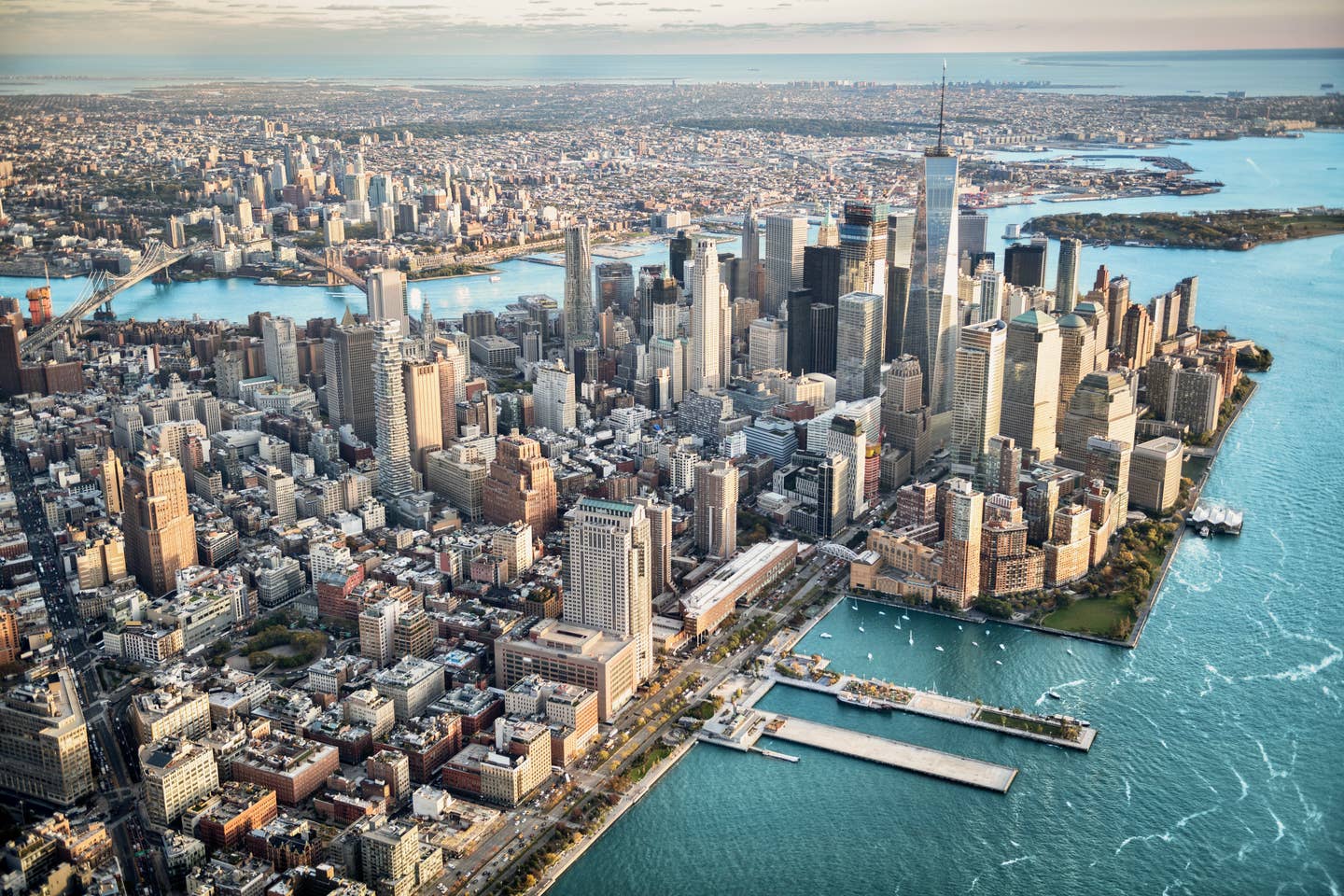 New York Urlaub: Blick auf die Skyline von Manhattan