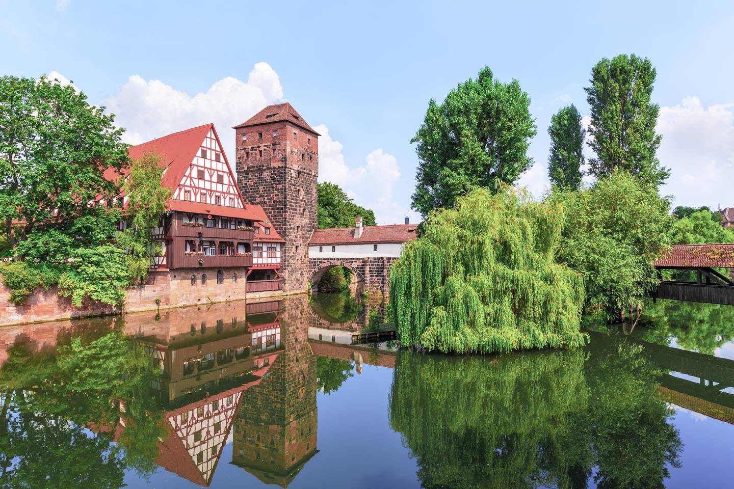 Städtereise in Nürnberg: Blick auf die Altstadt Städtereise in Nürnberg: Blick auf die Altstadt