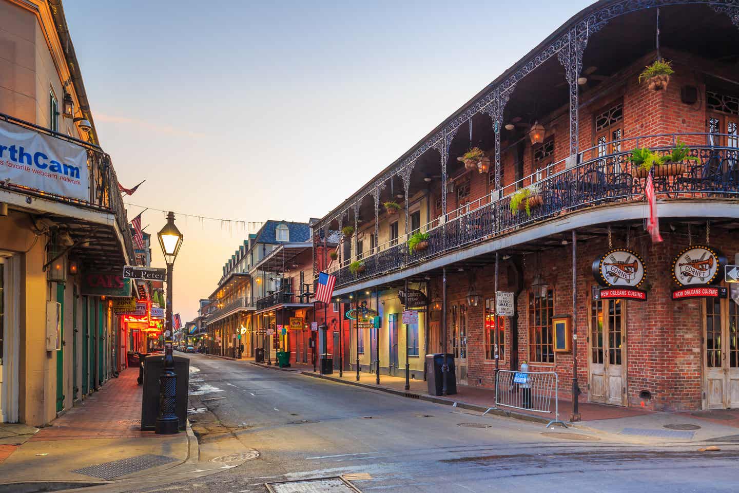 New Orleans Sehenswürdigkeiten: Traditionelles Haus im French Quarter