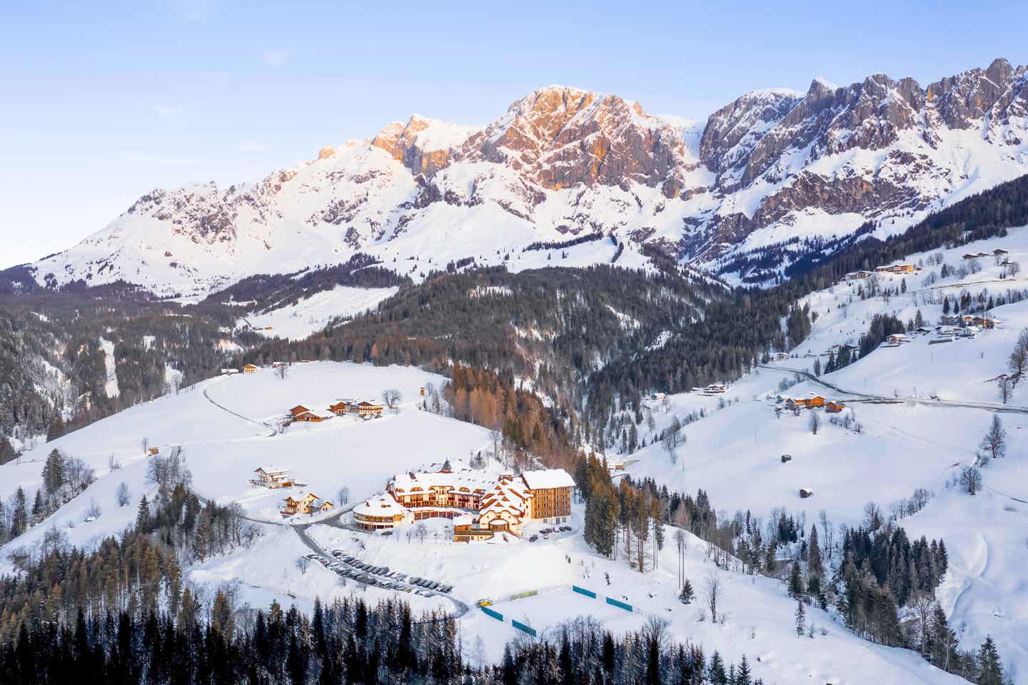 Der Aldiana Club Hochkönig aus der Vogelperspektive