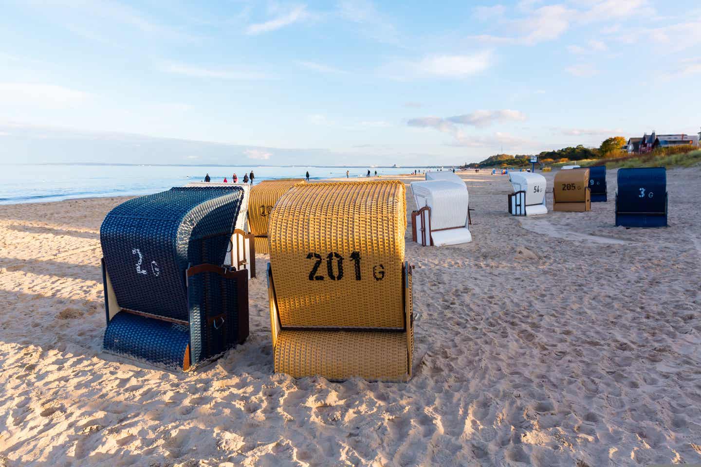 Urlaub in Heringsdorf – Strandkörbe am Strand