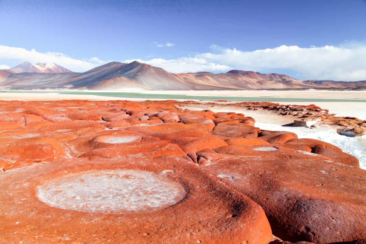 CHiles beste Reisezeit. Blick auf die Atacama Wüste