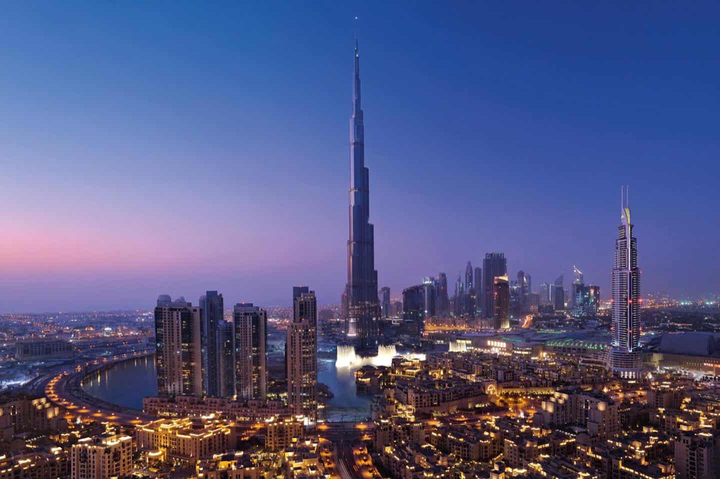 Der Burj Khalifa in Dubai