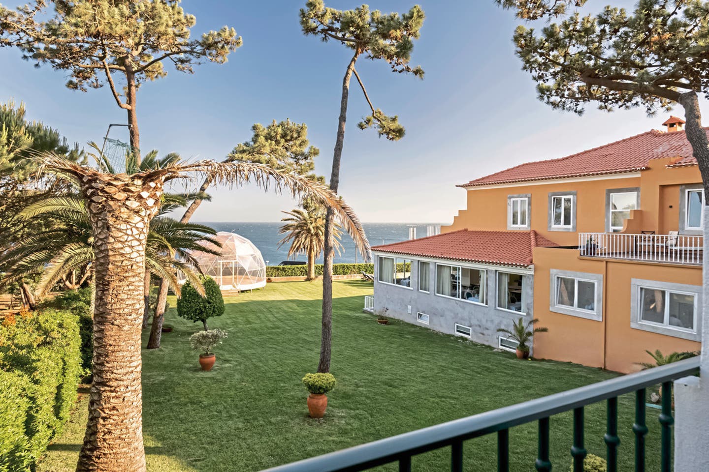 Beispiel Balkon Doppelzimmer Deluxe Meerblick