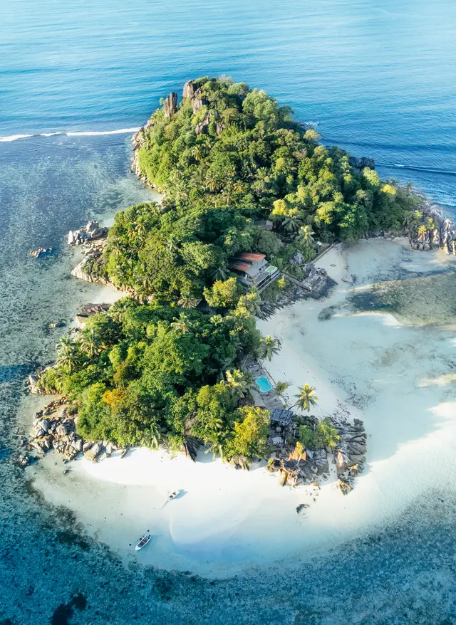 Jetzt entdecken Seychellen blaues Meer Insel