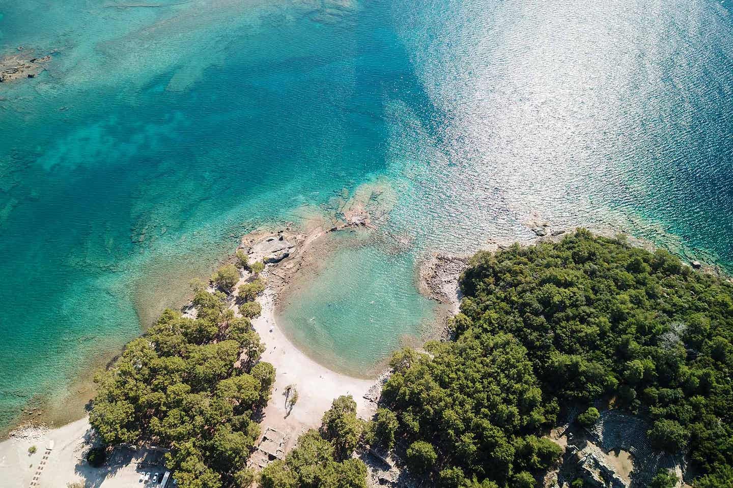 Antalya: Luftaufnahme des Phaselish Kemer Strand