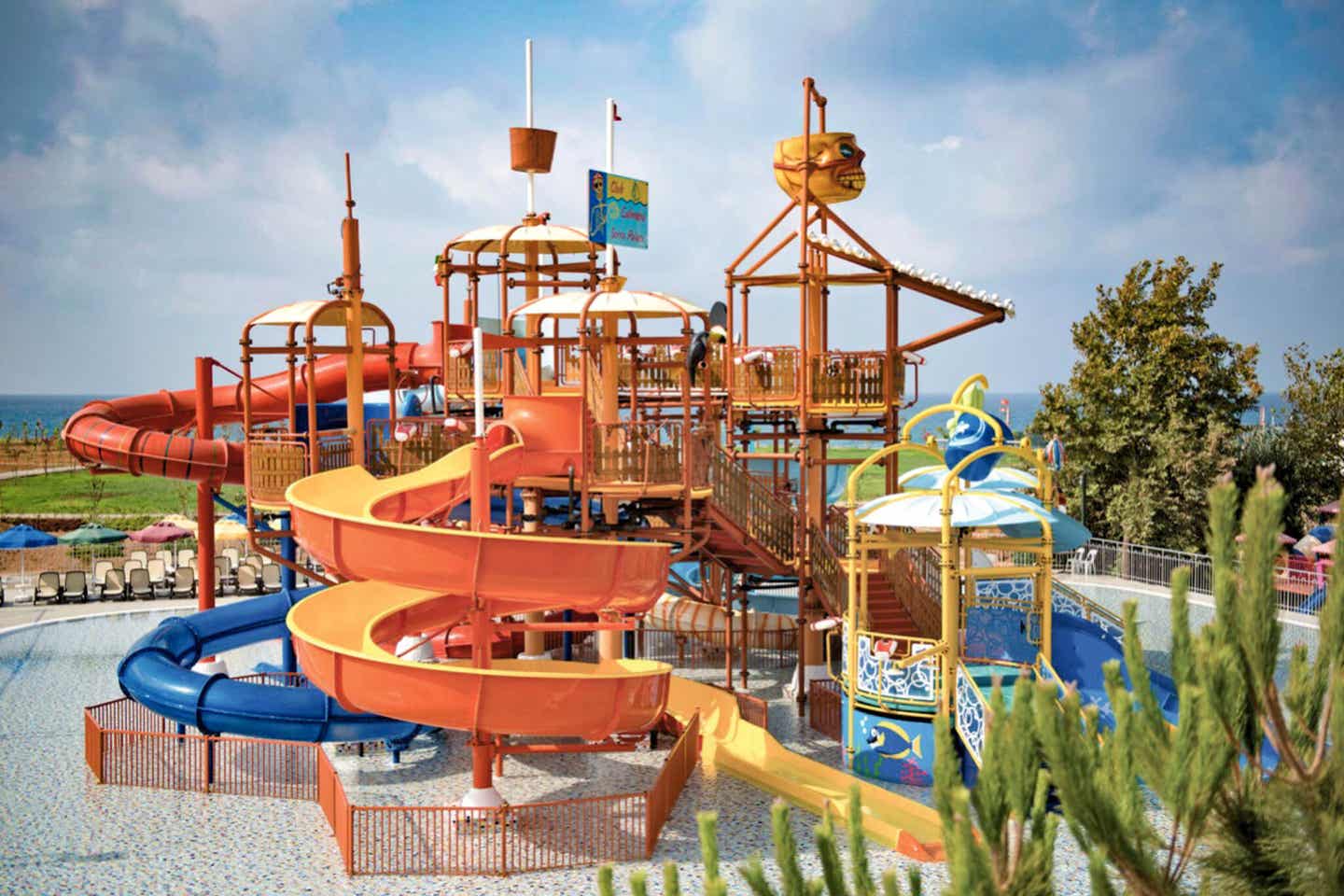 Aquaparks Türkei Calimera Serra Palace Rutschenturm