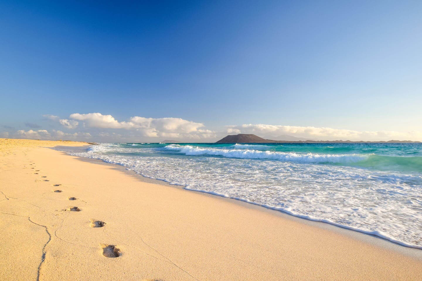 Der Strand von Corralejo auf Fuerteventura