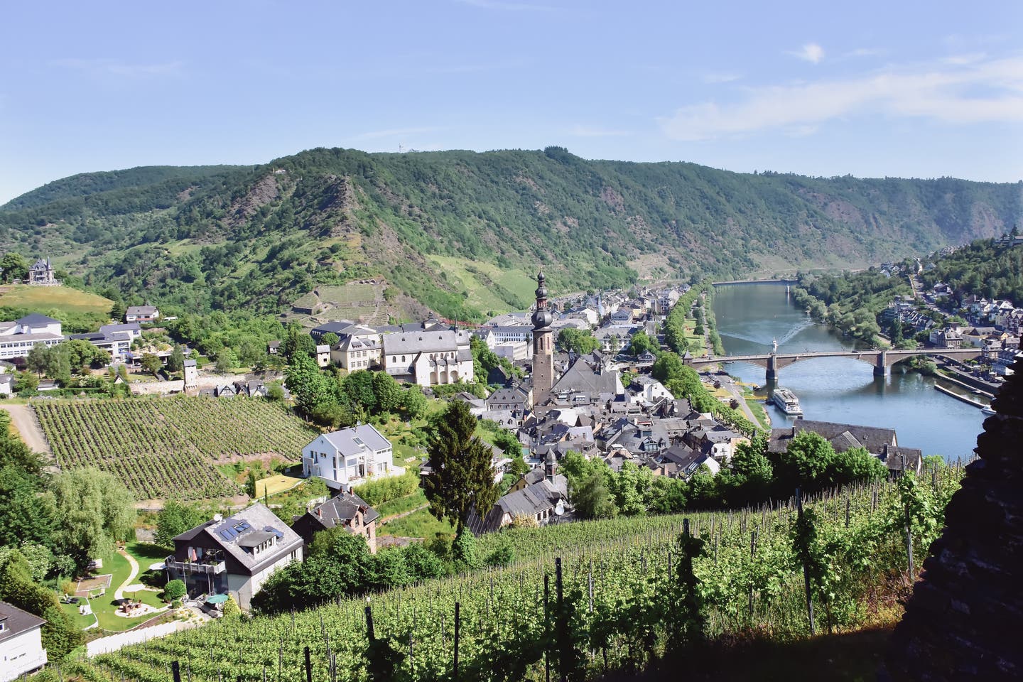 Stadt Cochem an der rheinlandpfälzischen Mosel