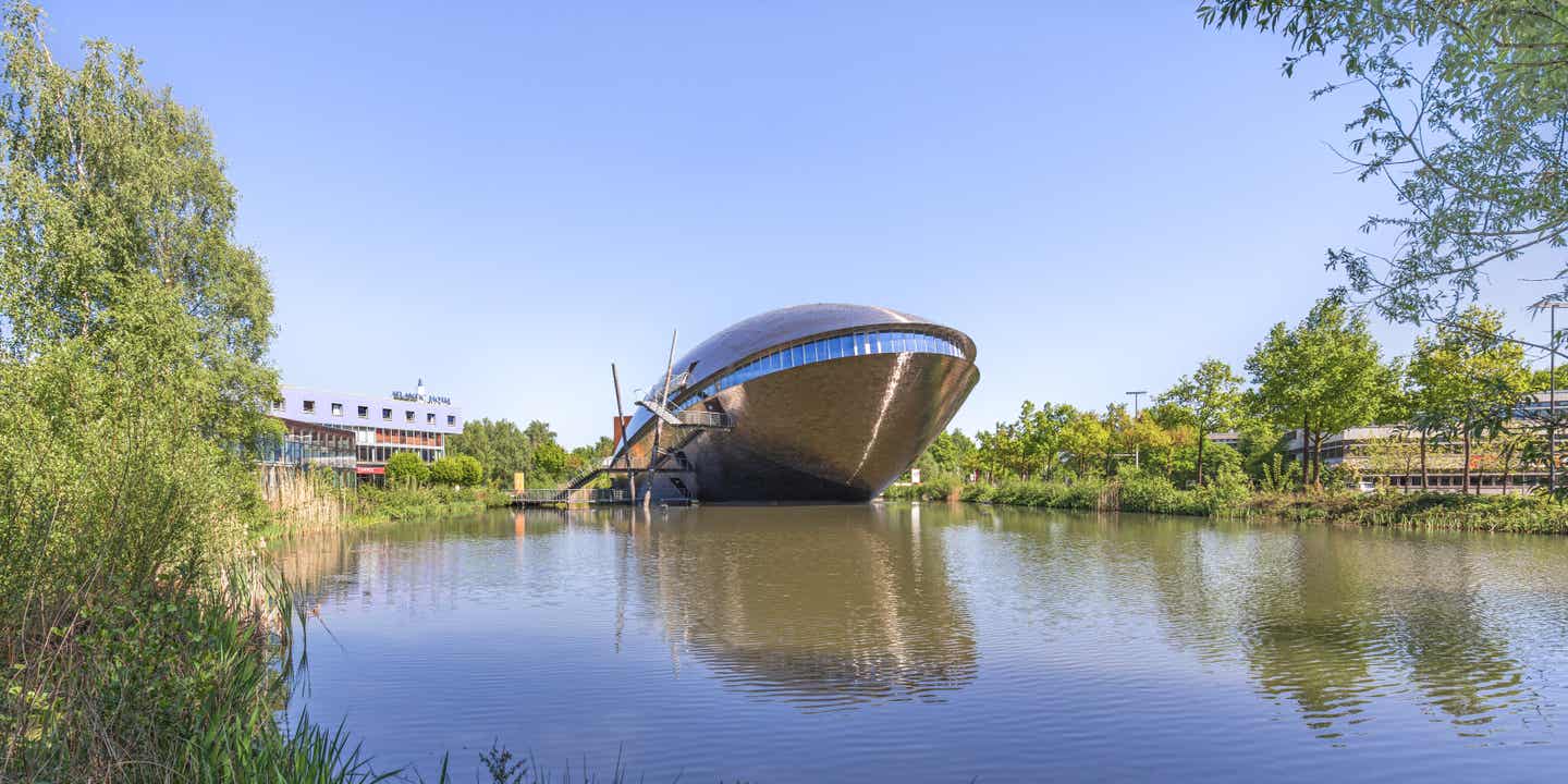 Das futuristisch anmutende Universum Science Center in Bremen