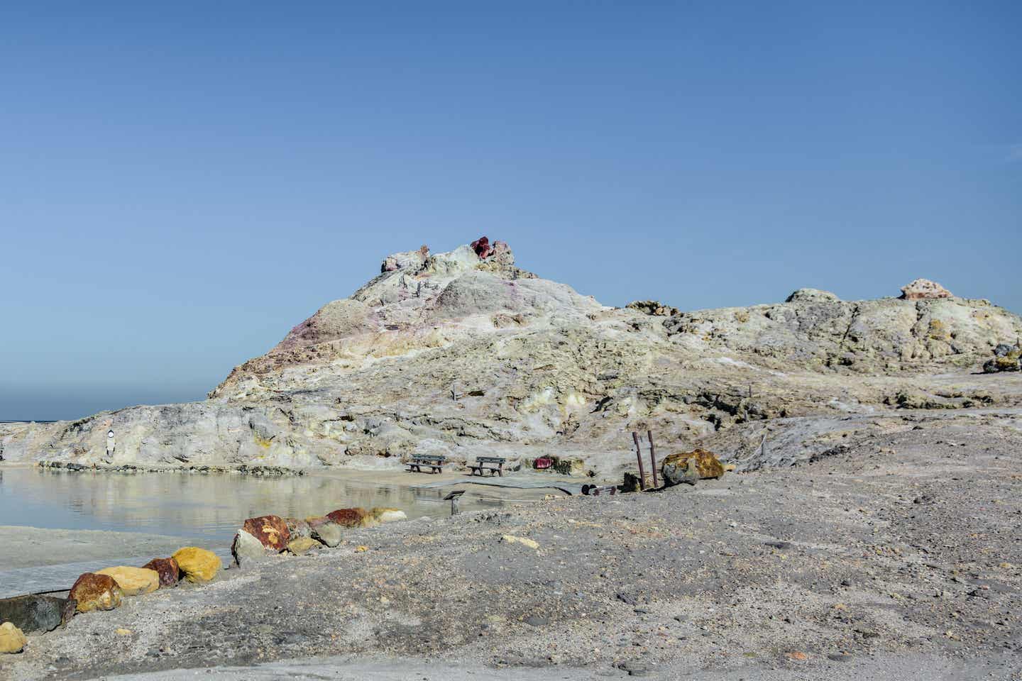 Thermalbereich in Vulcano, Liparische Inseln