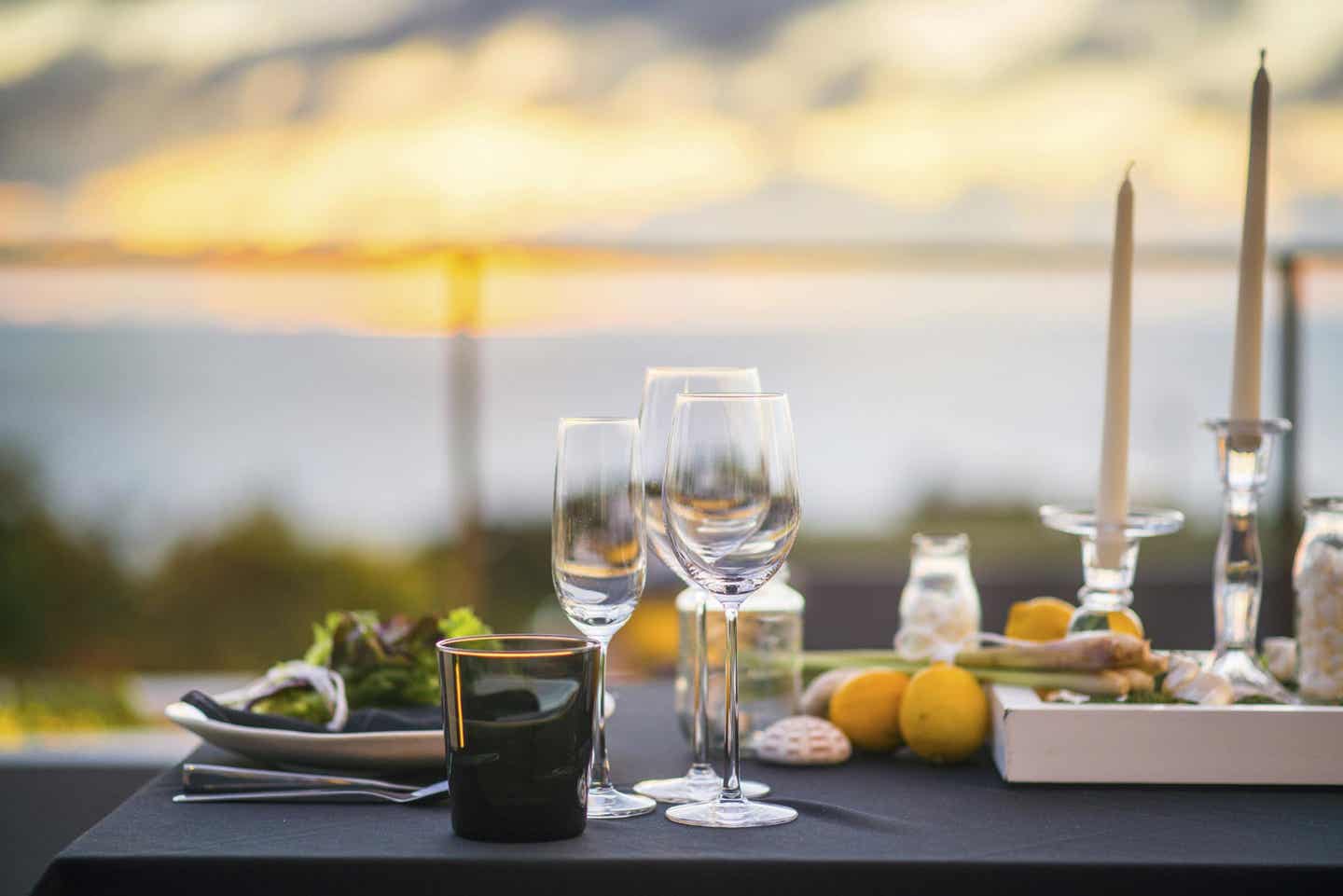 Die Reise an die Ostsee genießen: Restaurantbesuch