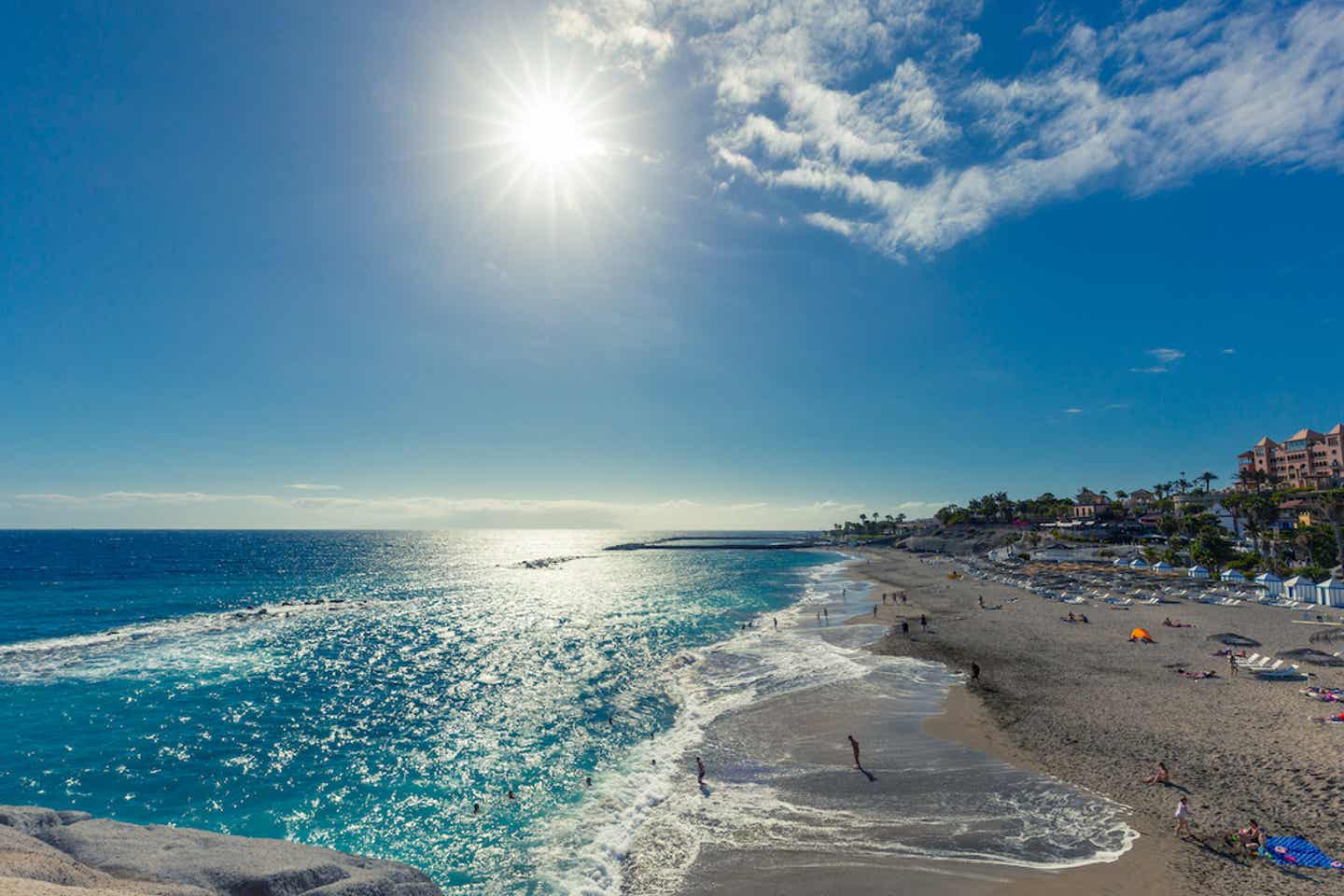 Die Sonne über Teneriffa
