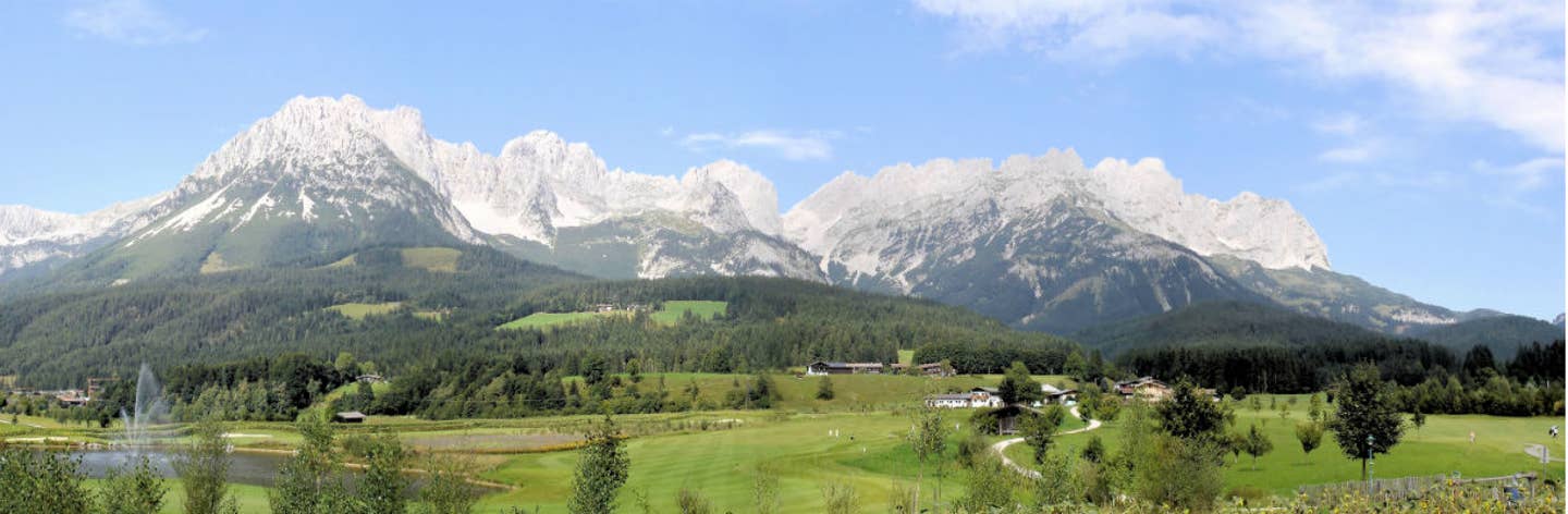 Golfurlaub Österreich - Blick auf den wilden Kaiser