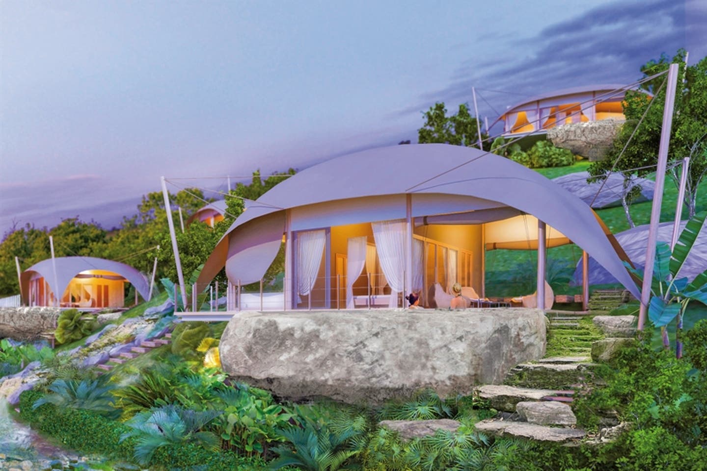Wohnbeispiel Tent Pool Villa