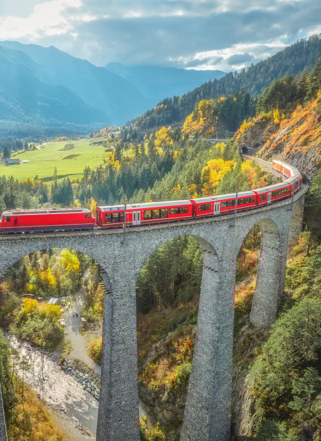 Zugrundreisen Der Schweizer Bernina Express