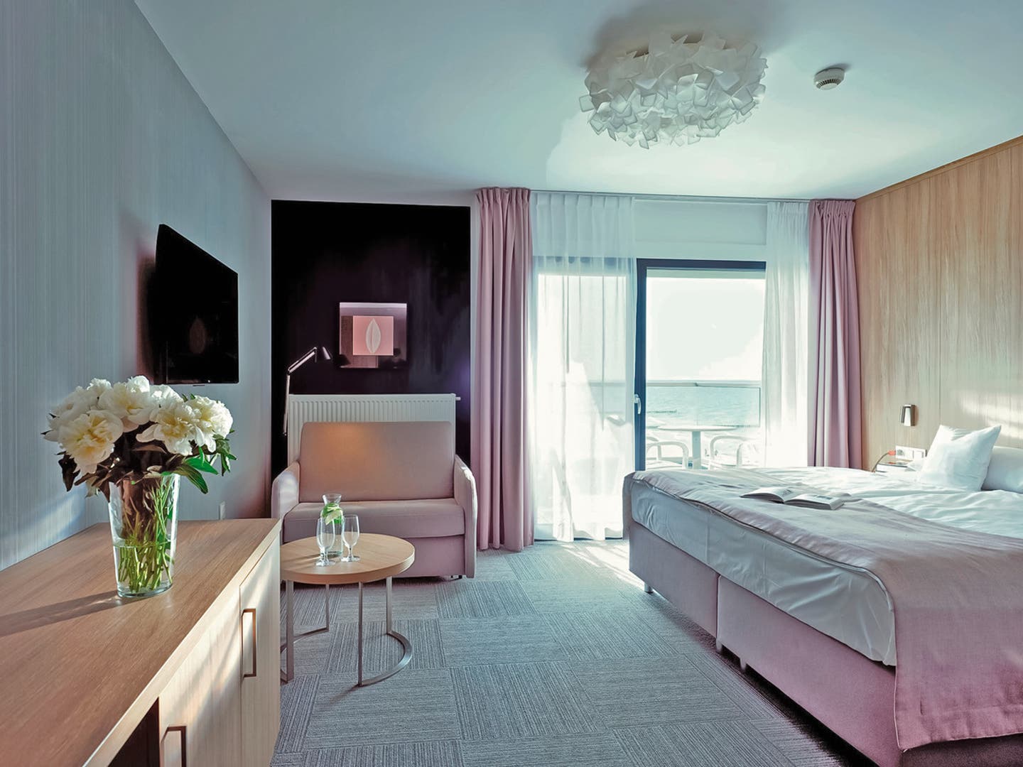 Wohnbeispiel Doppelzimmer Standard seitl. Meerblick